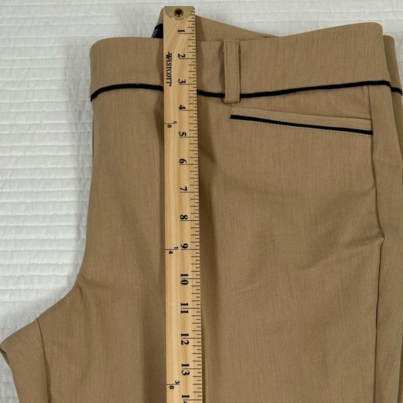 7th Avenue Design Studio- New York & Co Tan Dress Pants. Size 18. #officesiren - Picture 5 of 7